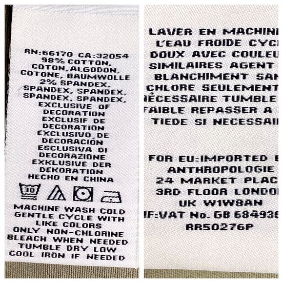 Marrakech Camo Utility Jacket for Anthropologie Military Green Size X-Small - Picture 10 of 11